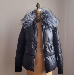 Sam Edelman Faux Fur Bomber Jacket